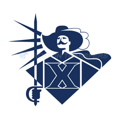 Xavier Musketeers Logo T-shirts Iron On Transfers N7077 - Click Image to Close